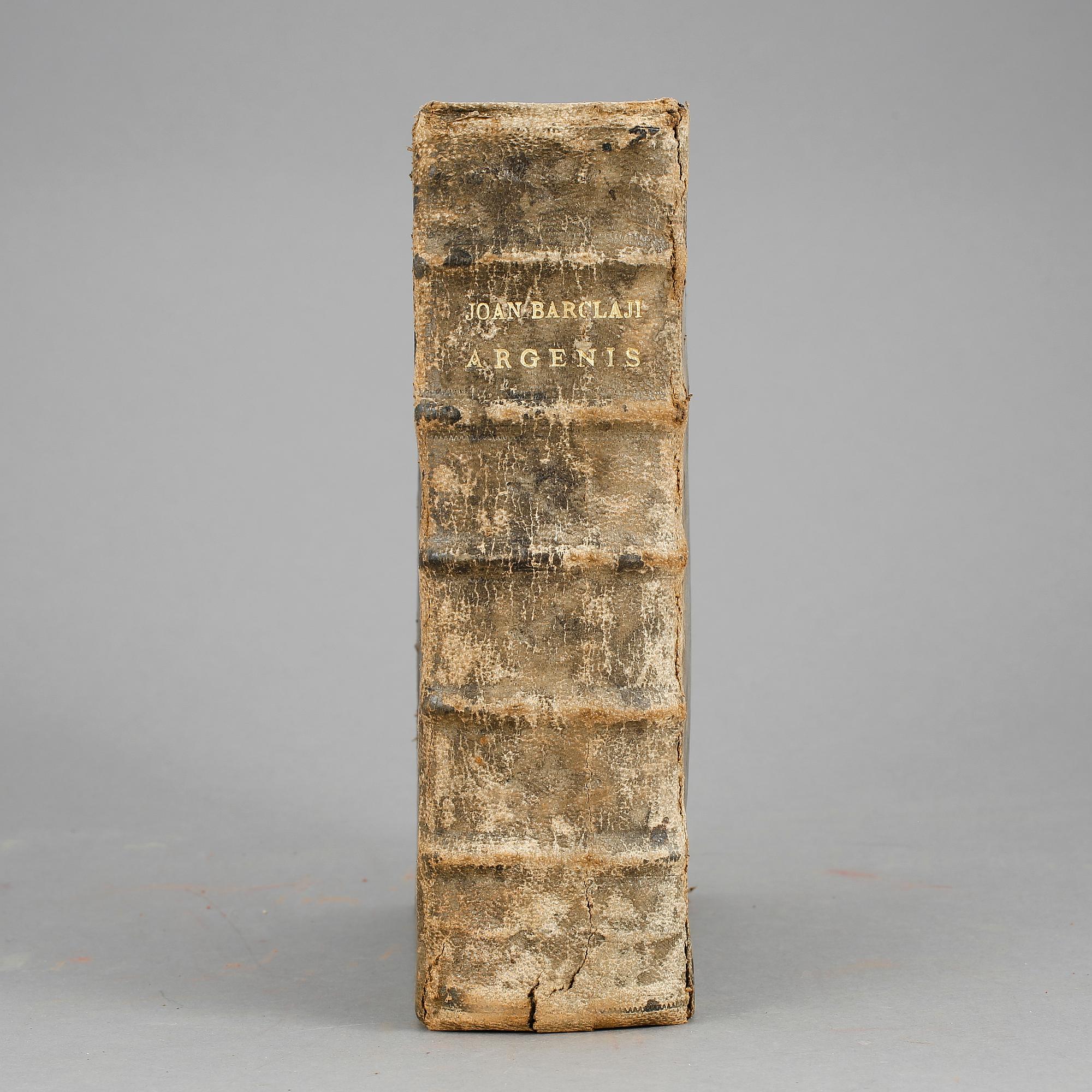 JOAN BARCLAJI, Argenis, Stockholm 1740.