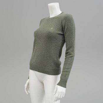 Two pair of wooland cashmere sweaters by Ralph Lauren.