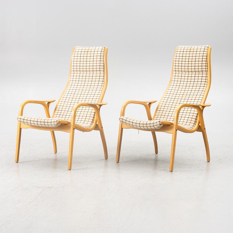 Yngve Ekström, fåtöljer, ett par, "Lamino", Swedese.