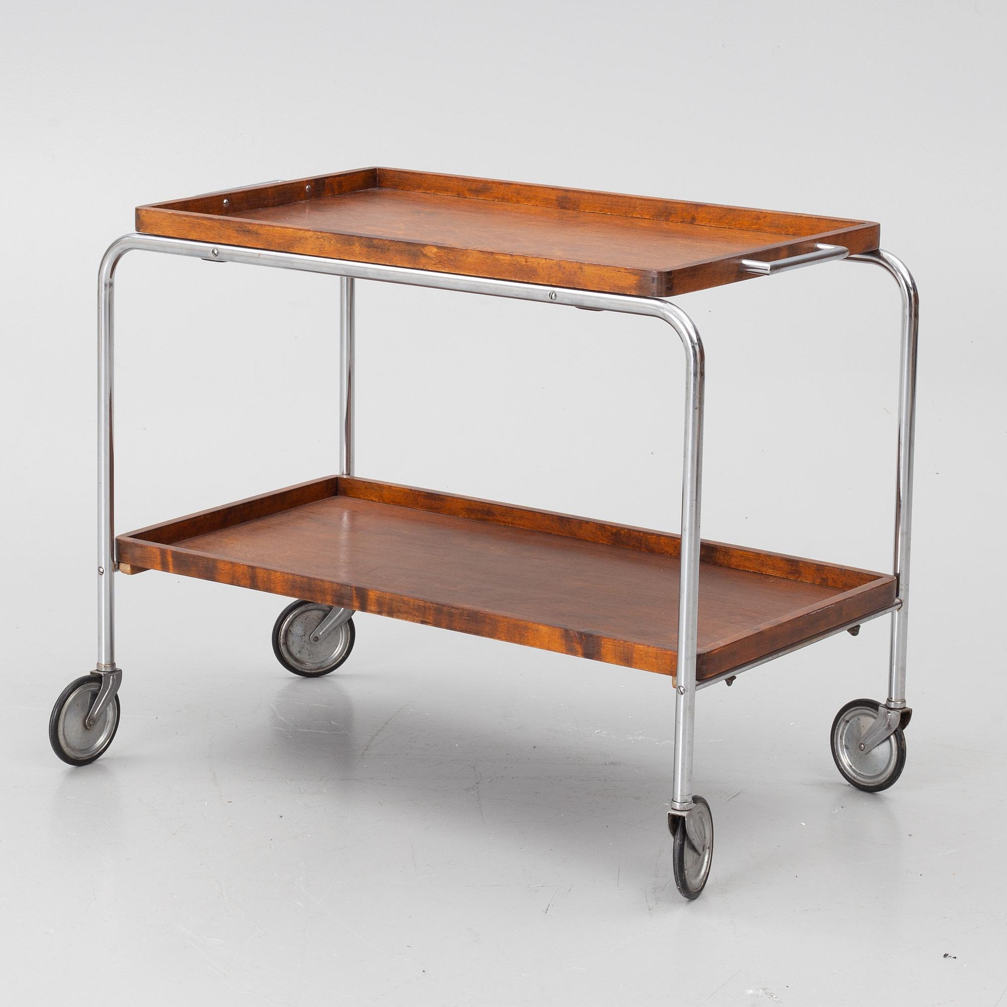 Serving trolley, Functionalist, 1930s.