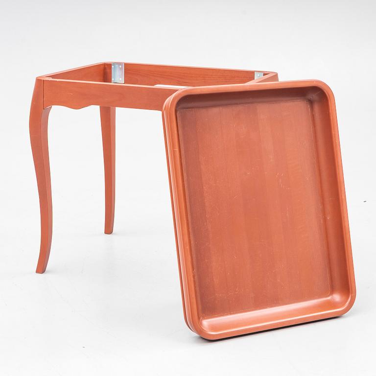 A tray table, "Hällestad", from IKEA's 18th-century series, late 20th century.