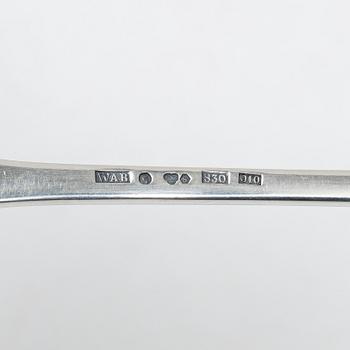 Barbro Littmarck, Honey spoon, silver, W.A Bolin, Stockholm 1988.