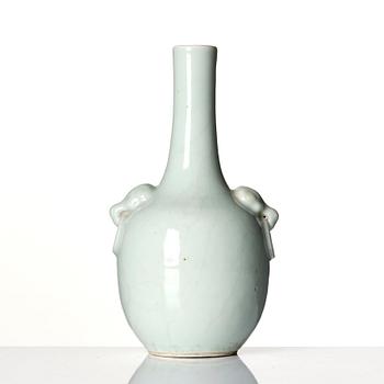 Vase, ge-glasyr. Qingdynastin, 1800-tal.