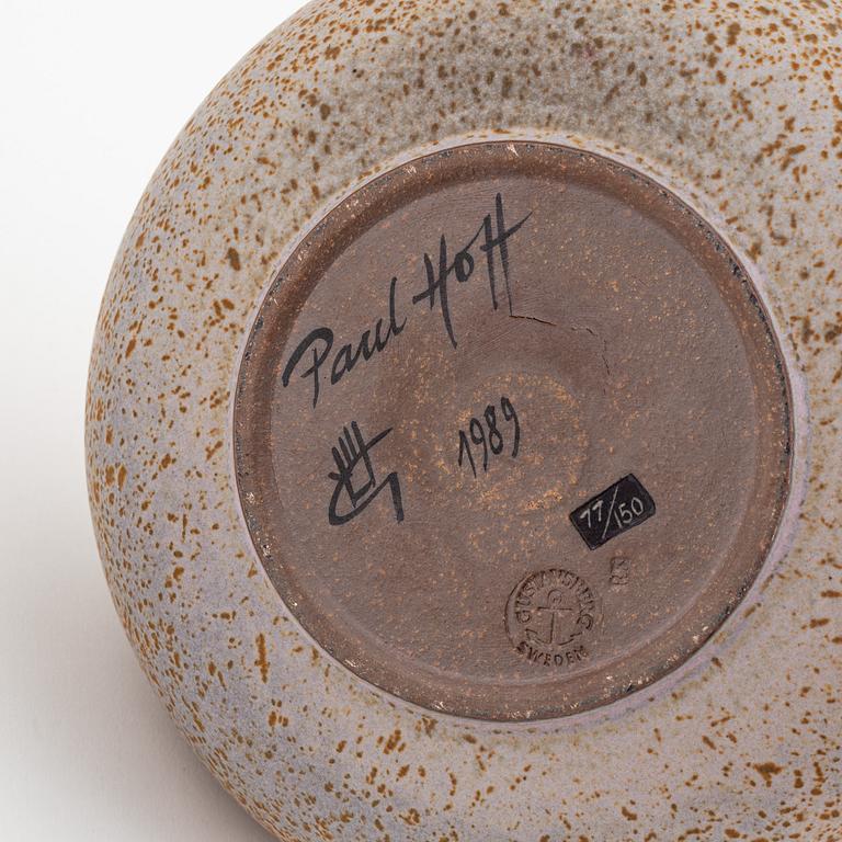 Paul Hoff,  a stoneware vase, Gustavsbergs studio, 1989.