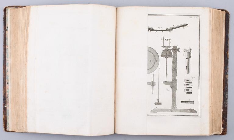 JACOBUS WILLEM GRAVESANDE, 2 vol, Elemens de Physique, Jean et Herman Verbeek, Leyden 1746.