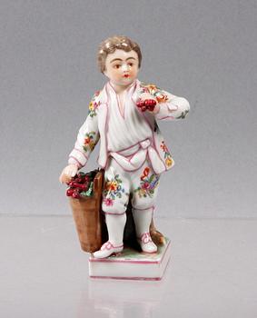 FIGURIN, porslin, meissen, 1800/1900-tal.