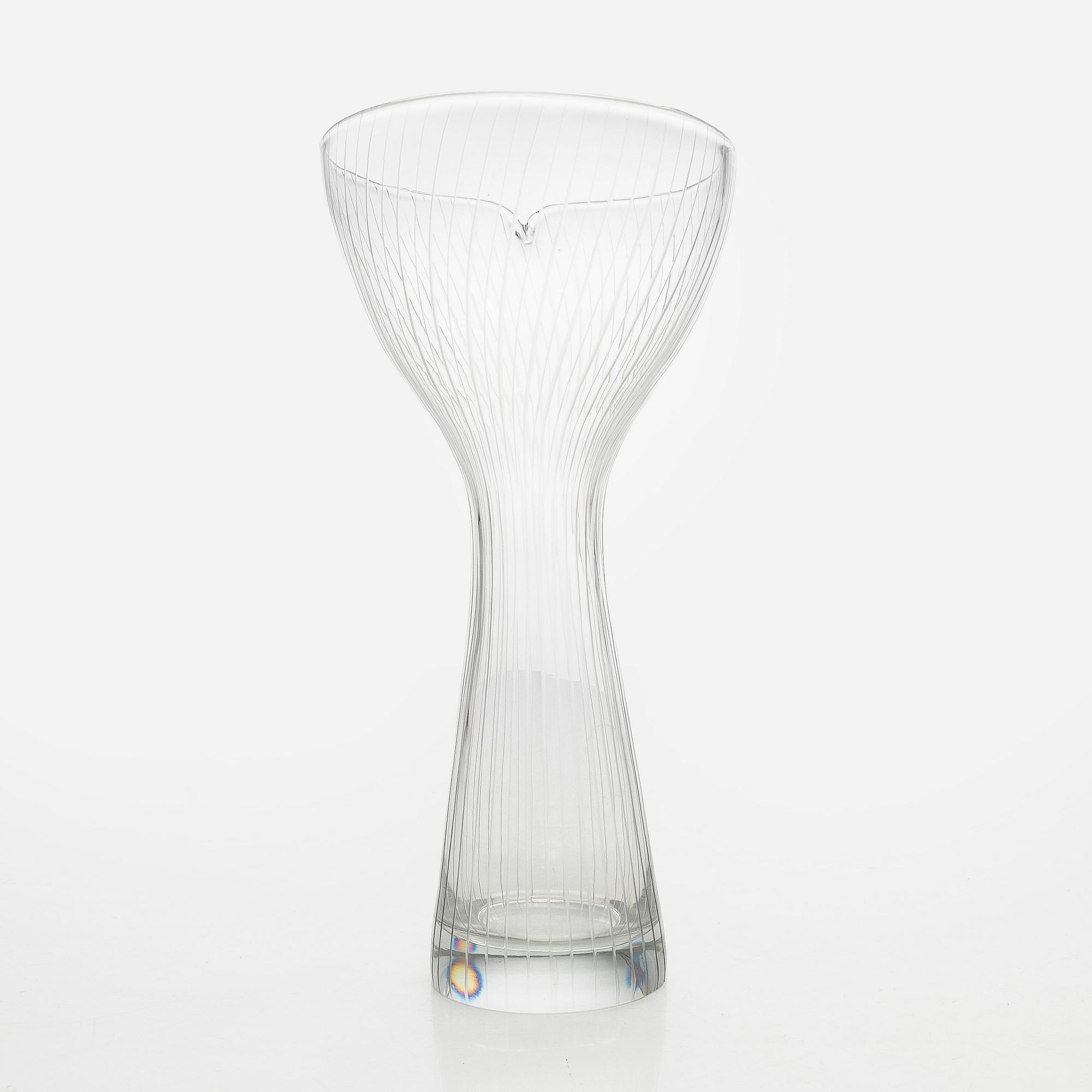 Tapio Wirkkala, vas, modell 3520, signerad Tapio Wirkkala Iittala -55.