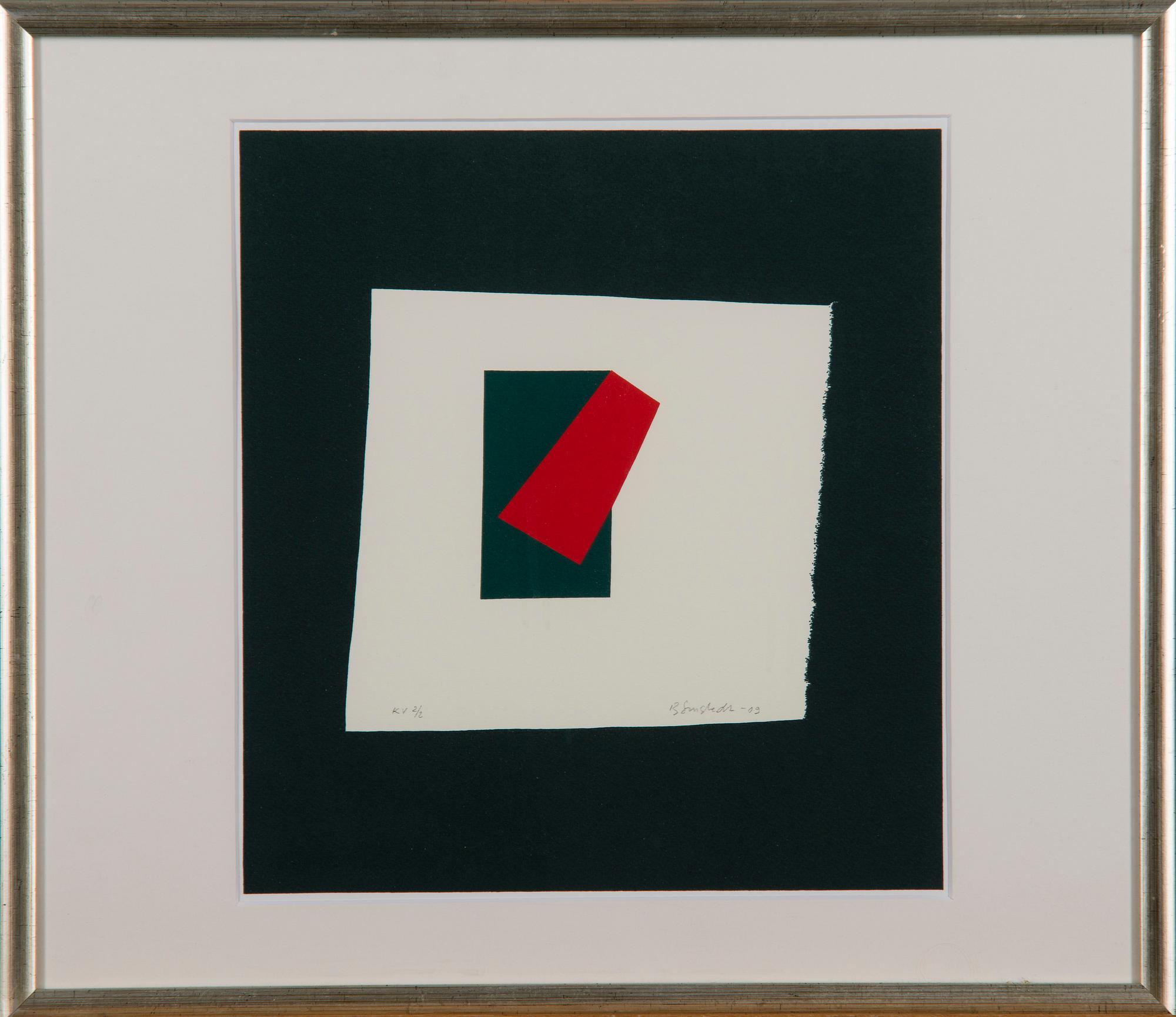 JUHANA BLOMSTEDT, serigrafi, numrerad KV 2/2, signerad och daterad -09.