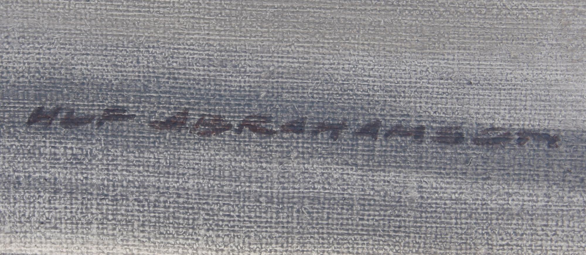 ABRAHAMSON, ULF. Olja på duk, sign.