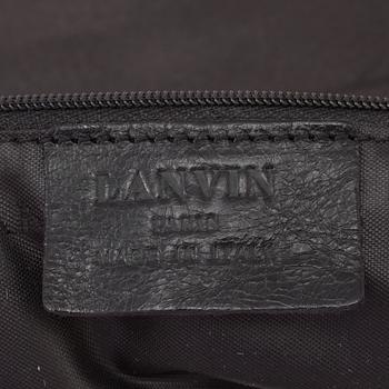 A brown leatherbag by Lanvin.