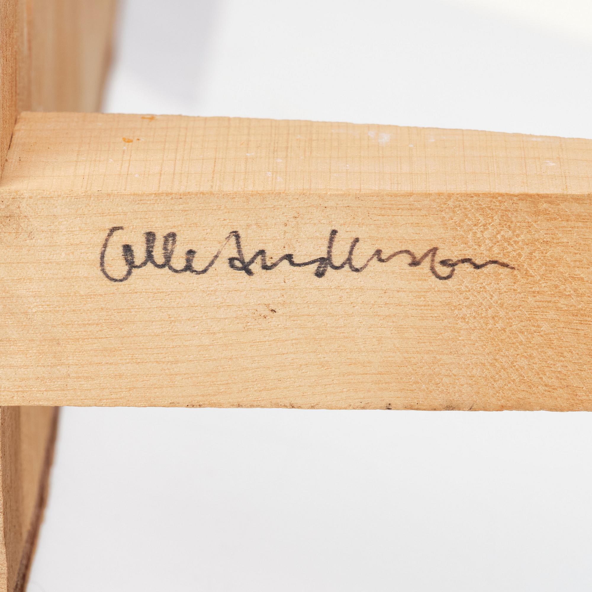 Olle Anderson, ljusstake, "En lumen", 2+Design, Värnamo 1991.