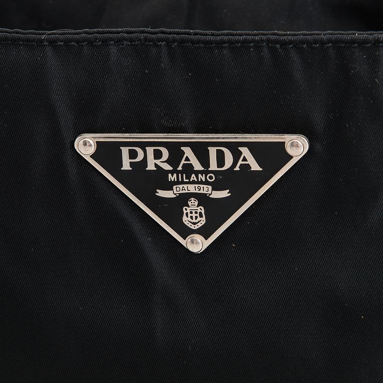 Prada, a nylon handbag.
