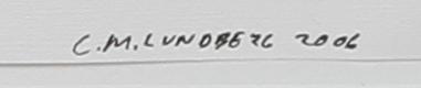 C.M LUNDBERG, blyerts och tusch. Sign o dat 2006.