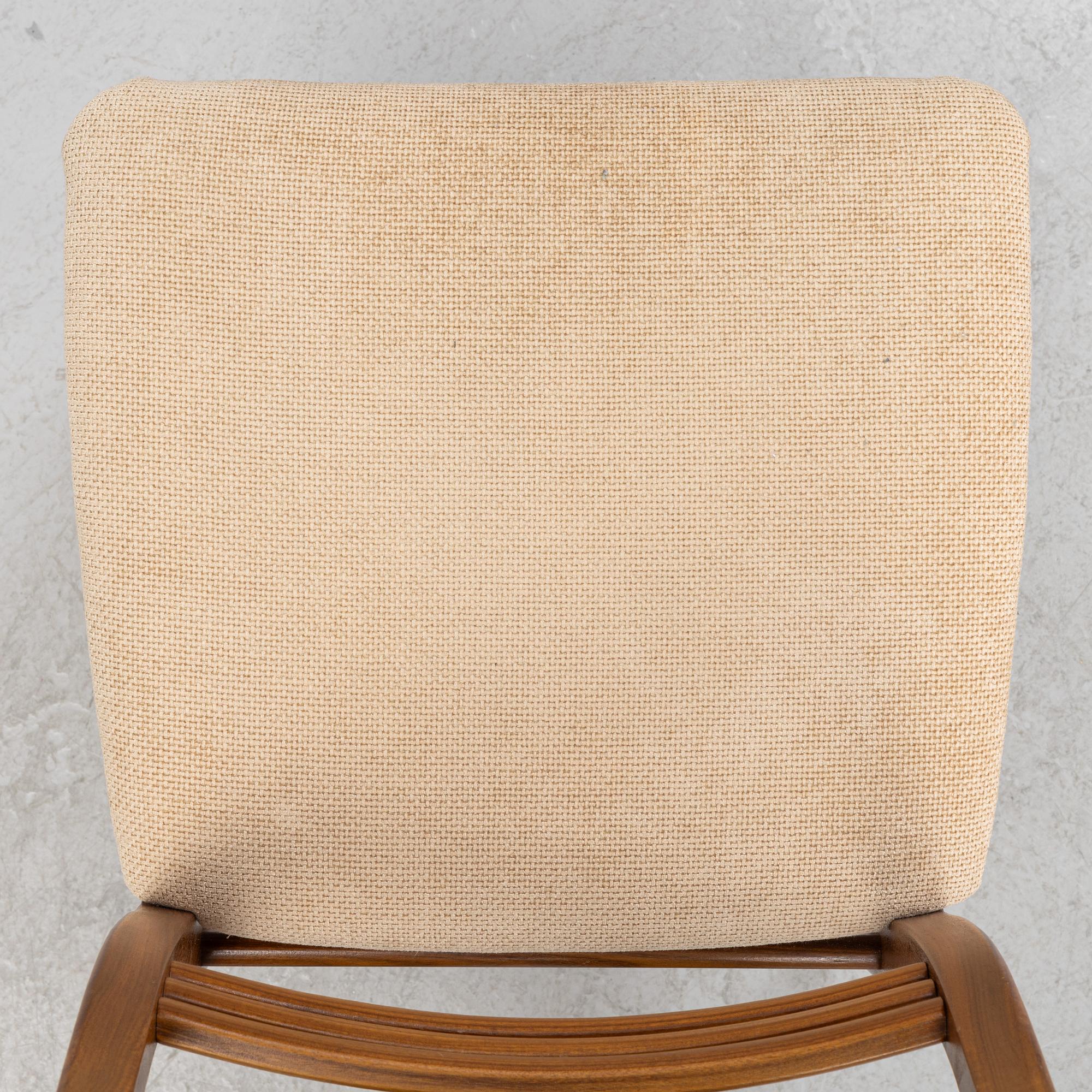 Svante Skogh, matbord samt stolar 4 st Rosetto-serien Abra Möbler 1960-tal.