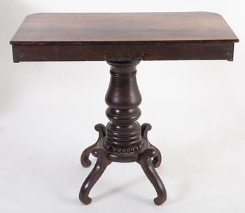 PELARBORD, ett par, 1800-tal. England, bla mahogny.