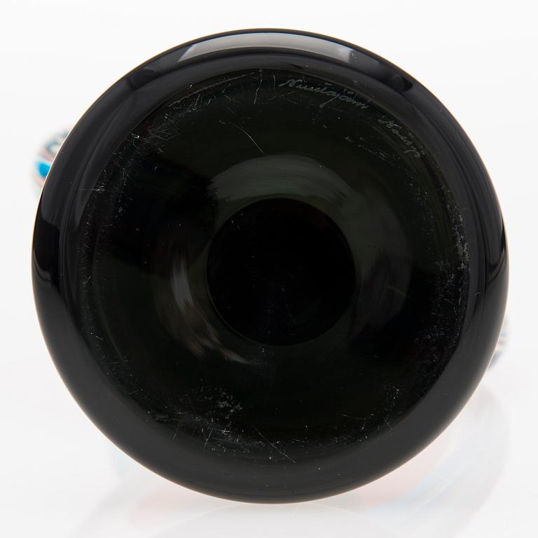 OIVA TOIKKA, kynttilänjalka, signeerattu Nuutajärvi Notsjö.