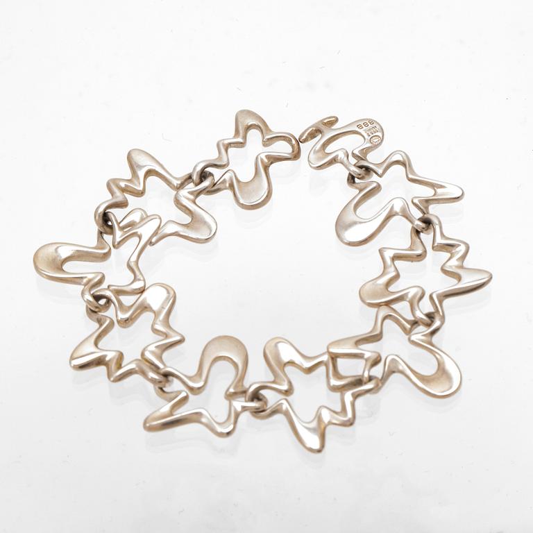 Henning Koppel, bracelet "Splash" silver for Georg Jensen Denmark.