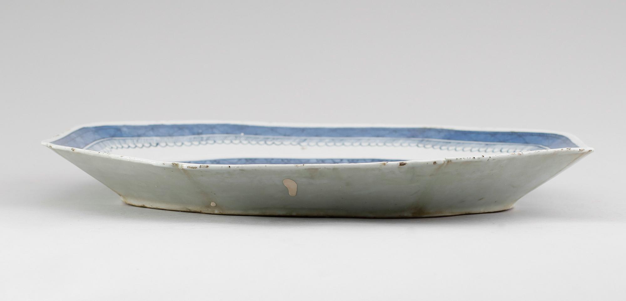 STEKFAT, porslin, Kina, 1700/1800-tal.