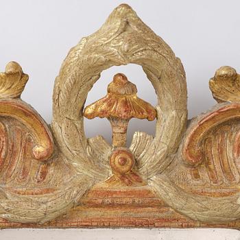 Spegel, av Johan Åkerblad (mästare i Stockholm 1758-99), Gustaviansk.
