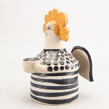 Lisa Larson, figurine / candlestick, stoneware.