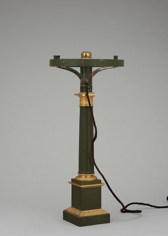BORDSLAMPA,  senempire. Frankrike 1800-talets första del.
