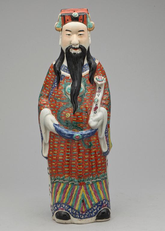 FIGURIN, porslin, Kina, 1900-tal.