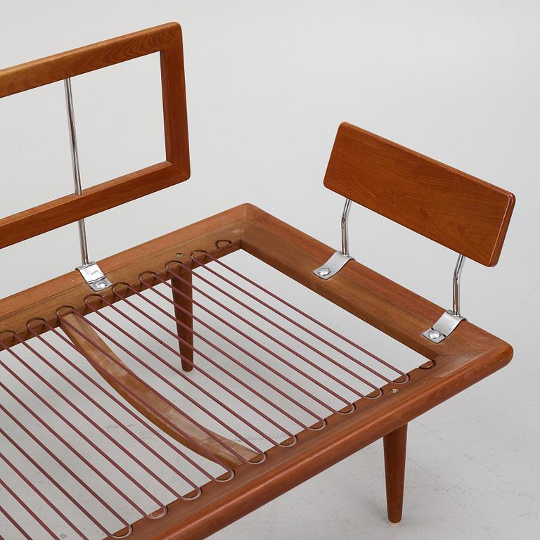 Peter Hvidt & Orla Mølgaard Nielsen, two 'Minerva' sofas and a coffee table, France & Son, Denmark, 1960's.