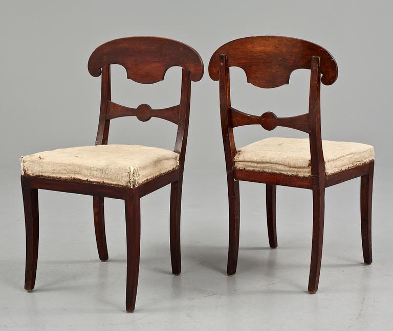 STOLAR, 6 st, Karl Johan, 1800-talets första hälft.