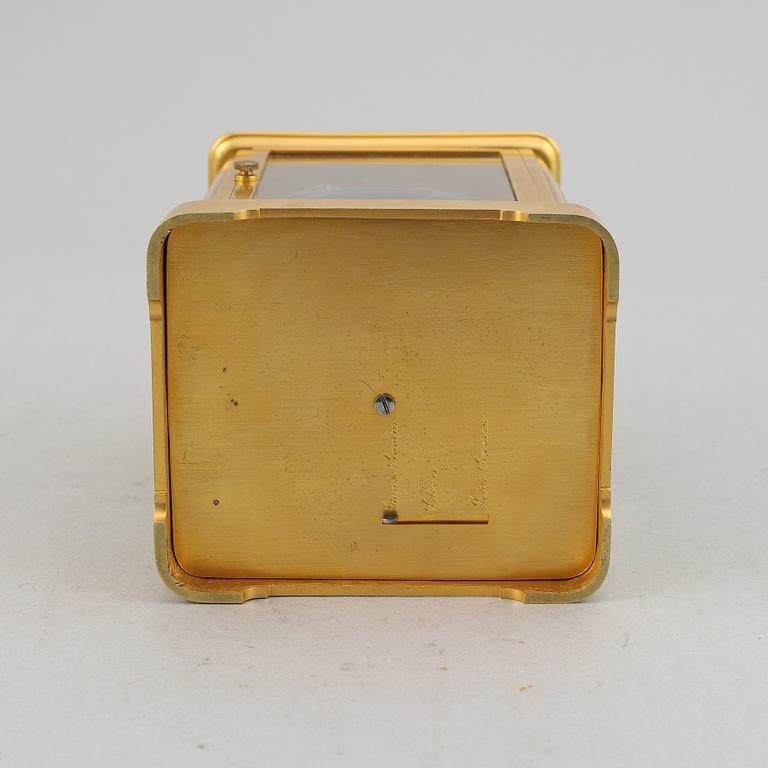 A Linderoth carriage clock, Stockholm, early 20th Century.