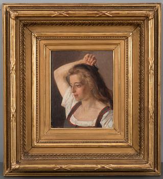 Arvid Liljelund, PORTRAIT OF A GIRL.