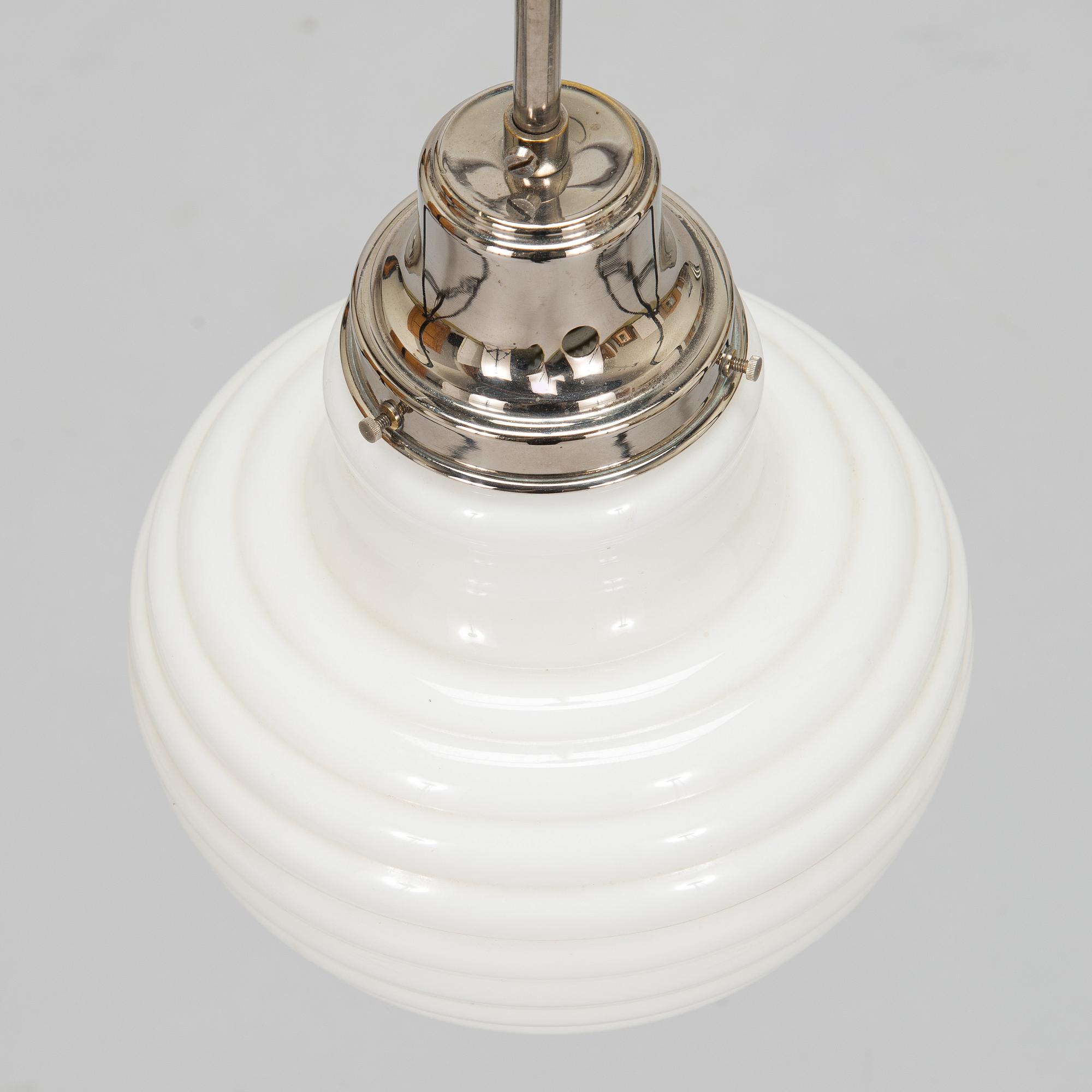 Paavo Tynell, taklampa, modell 554, Taito 1930-tal.