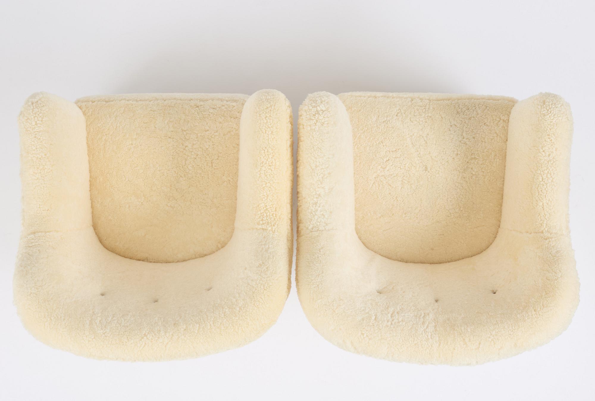Danish Modern, fåtöljer, ett par, 1900-talets mitt.