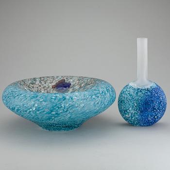 SKÅL OCH VAS, Kjell Engman, Kosta Boda, 1990-tal.