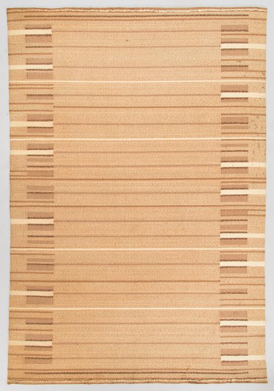 Aappo Härkönen, a flat weave carpet for Aaltosen Mattokutomo. Circa 230x160 cm.