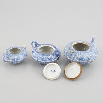 A three pieces Japanese porcelain tea set, first part of the 20th century.