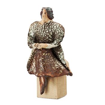 751. LISA LARSON, skulptur, Gustavsberg Studio 1979, unik.
