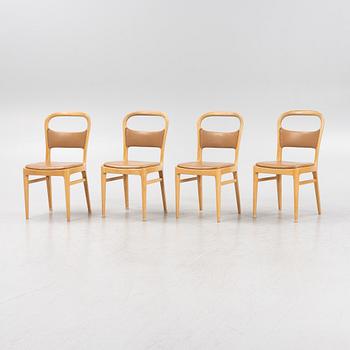 Axel Larsson, four chairs, 1950's.