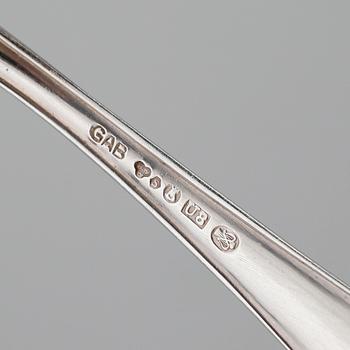 SKEDAR, 7 st, silver, "Vasa", GAB, 1900-talets första hälft. Total vikt ca 80 g.