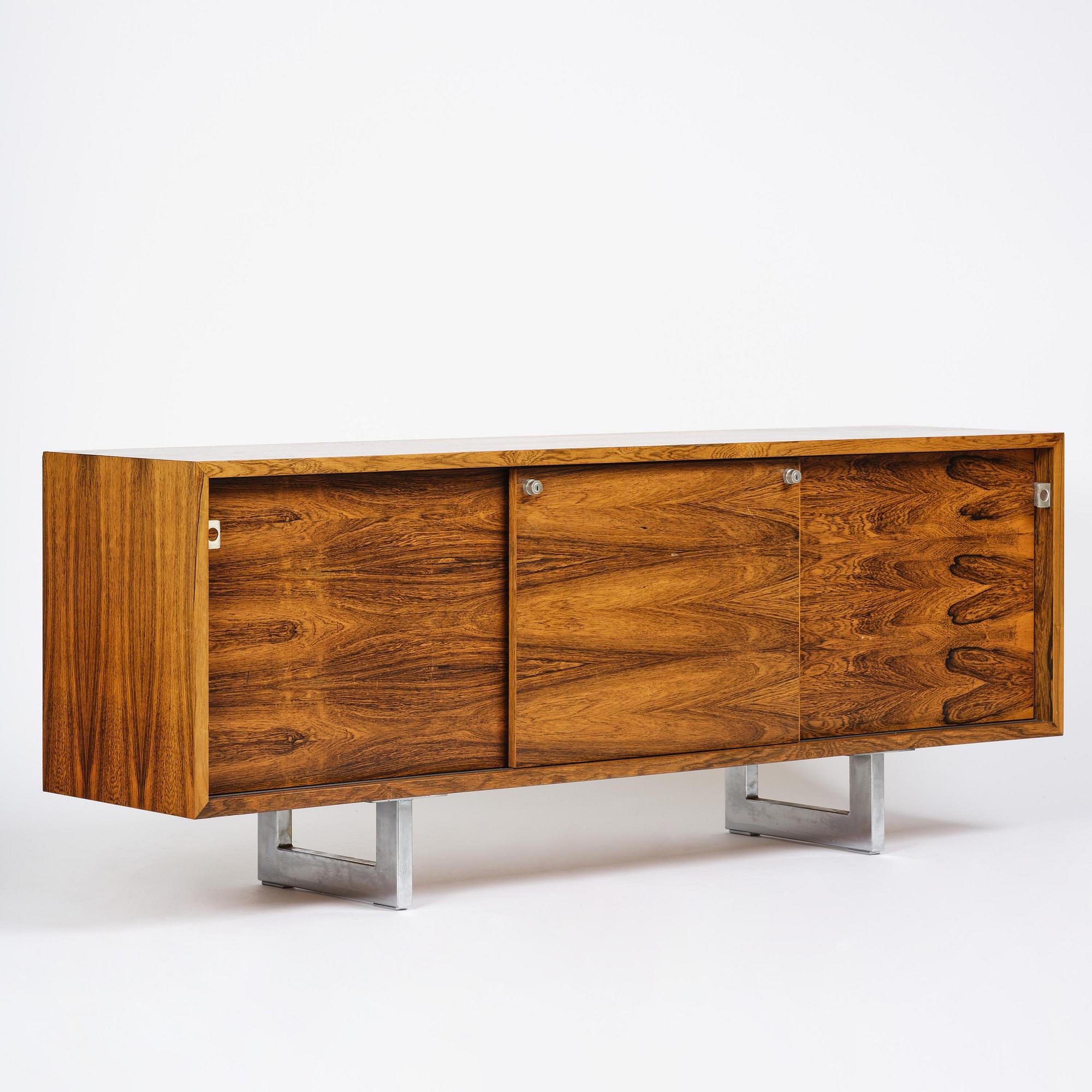 A rosewood office set, Echo, Switzerland, 1970s-80s.