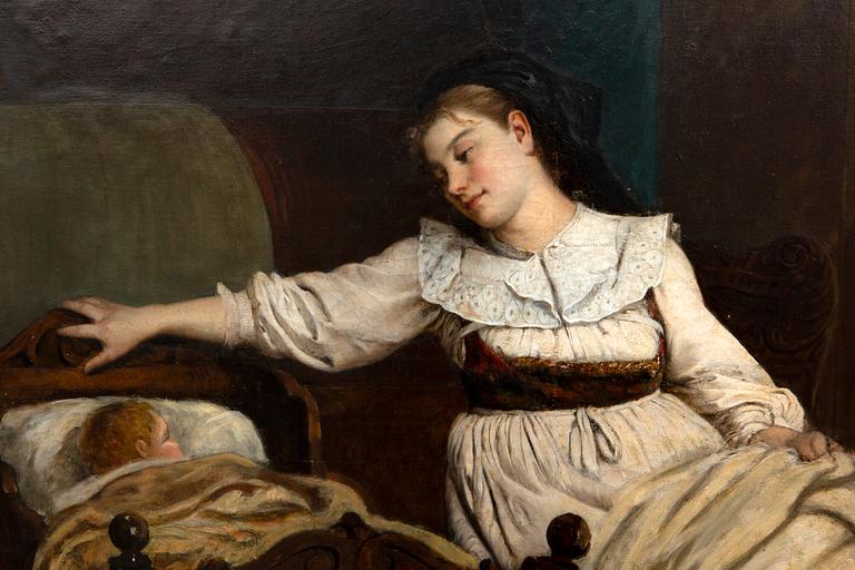 Camille Alfred Pabst, a signed oil on canvas.