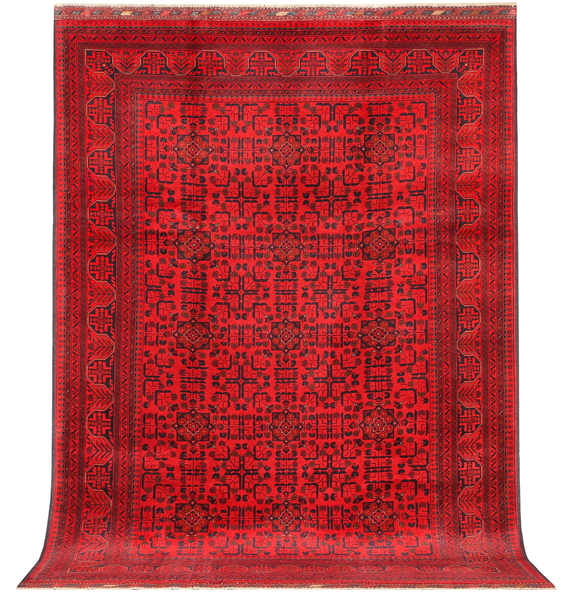 An Afghan Mamluk carpet, c. 292 x 204 cm.