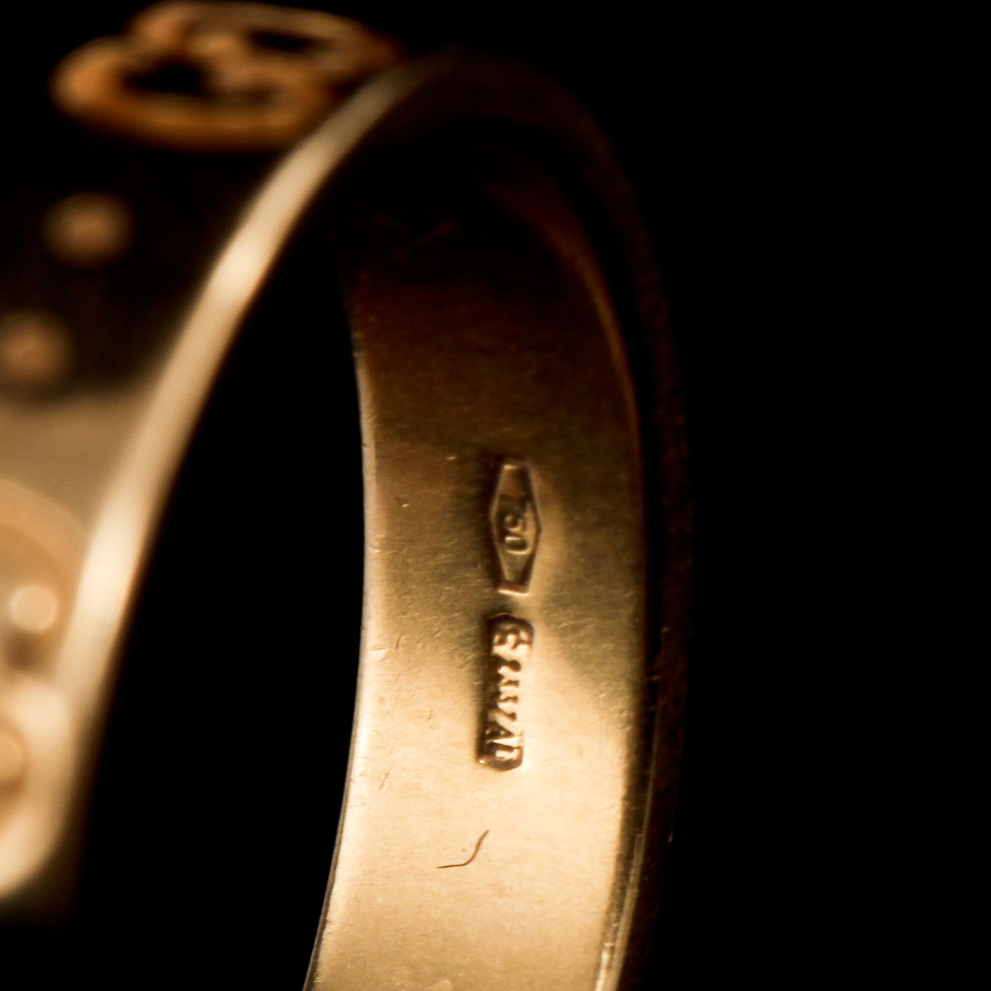 RING, 18k guld, "Gucci Icon", Gucci, Italien, 2000-tal. Vikt 4 g.