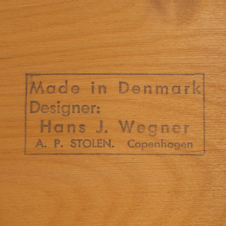 Hans J. Wegner, an armchair for A.P. Stolen, Copenhagen, Denmark, mid 20th century.