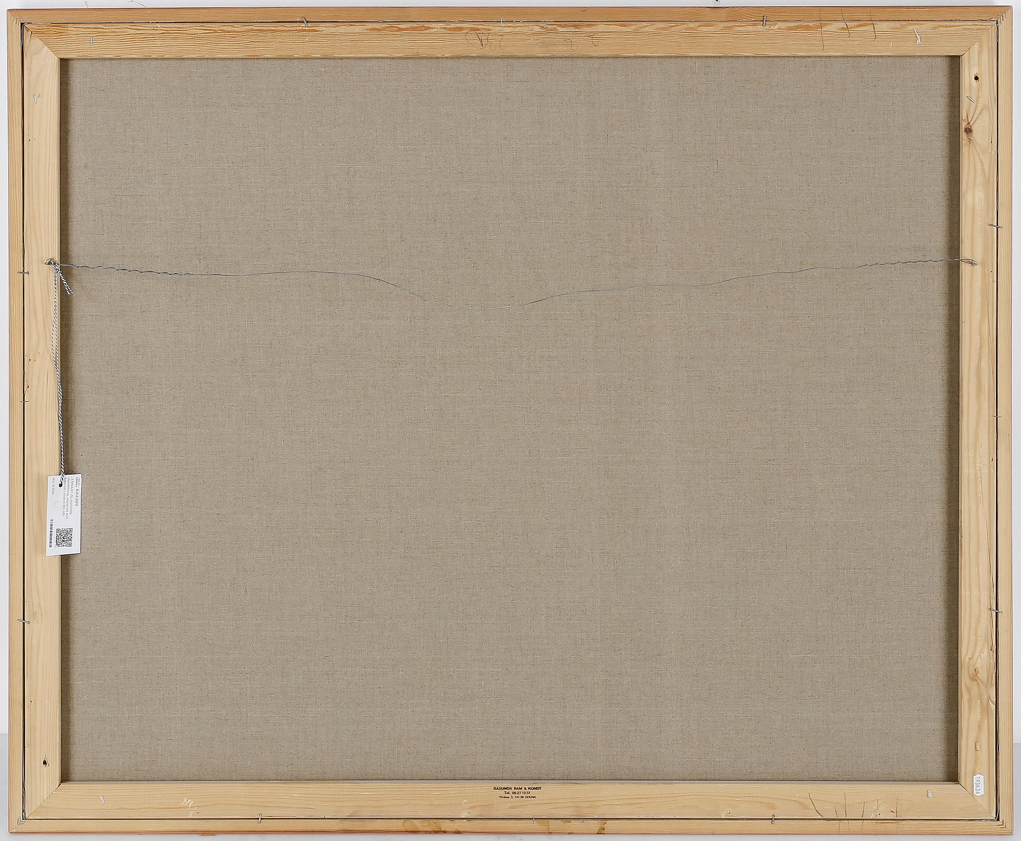 LENNART OLAUSSON, oljemålning, signerad och daterad London 88.