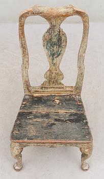 STOL, senbarock, 1700-tal.