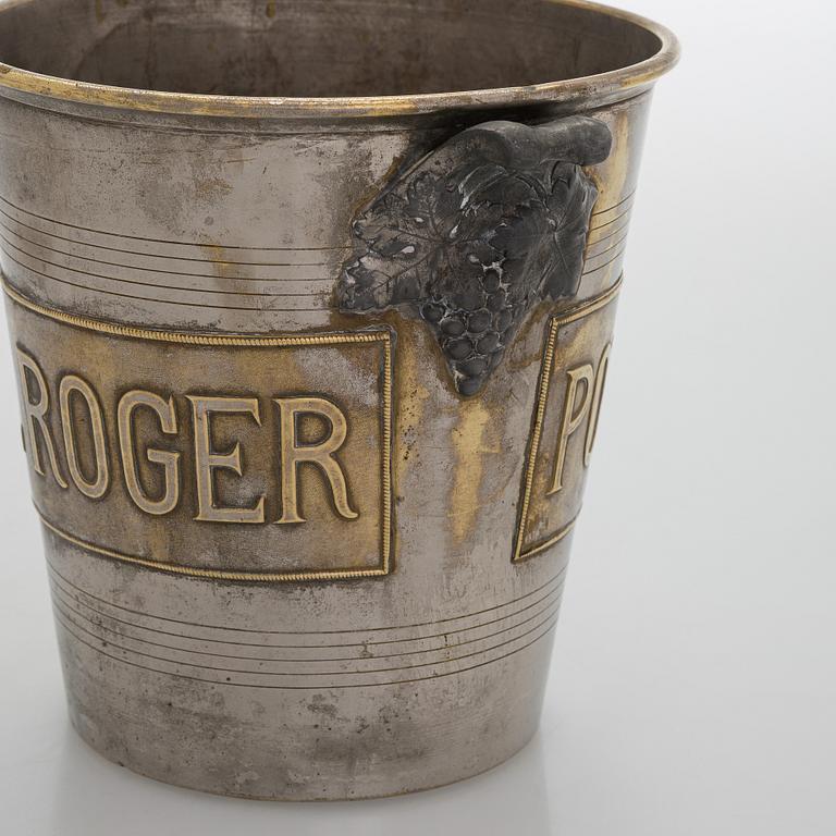 Champagne cooler, Pol Roger, Argit, France 1930s.