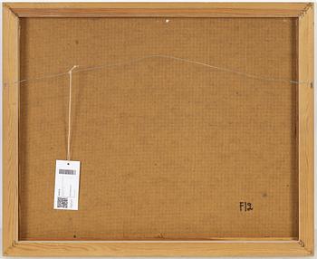 Ingegerd Torhamn, olja på pannå, signerad it.