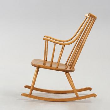 A rocking chair by Lena Larsson, Nässjö Stolfabrik.
