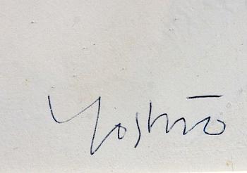 YOSHIO NAKAJIMA, akryl på papper, sign.