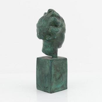 Carl Milles, after, a patinated bronze sculpture. Impressed Millesgården.